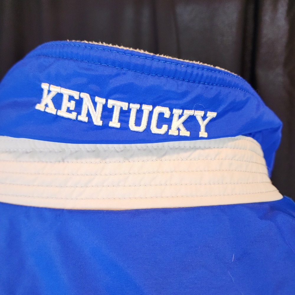 Columbia Kentucky Wildcats Jacket Mens XXL Fleece Lined Full Zip Winter Blue - Picture 9 of 11